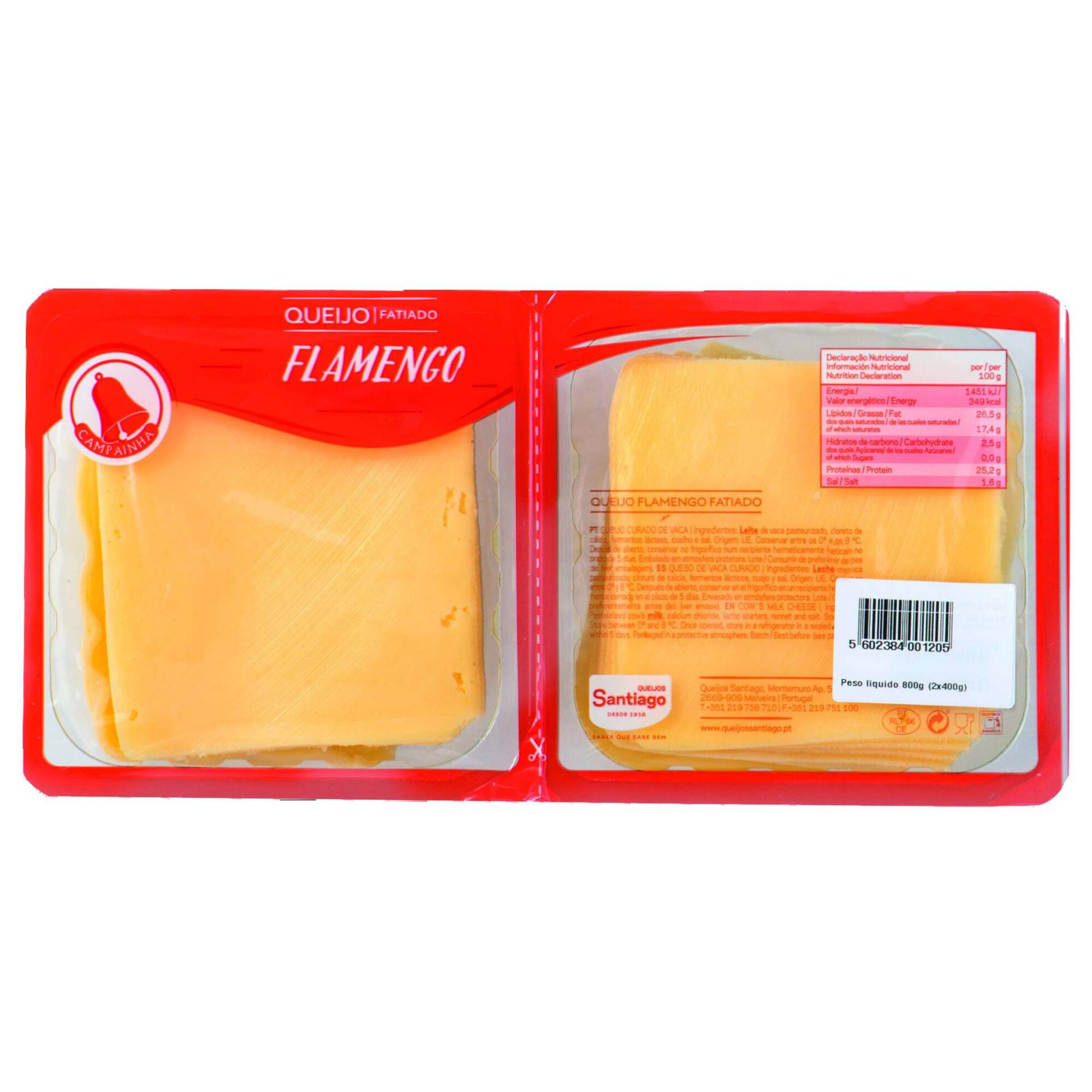 Queijo Flamengo Fatiado Queijo Flamengo Fatiado