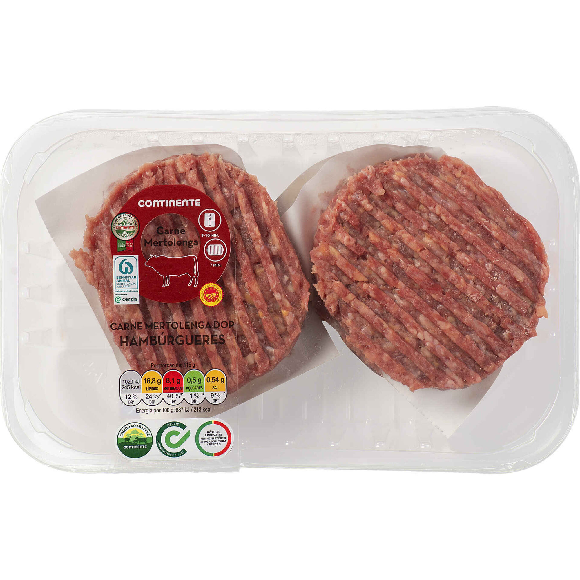 Hambúrguer de Bovino Mertolengo DOP