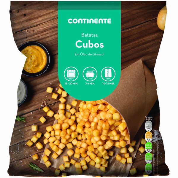 Batata aos Cubos Continente