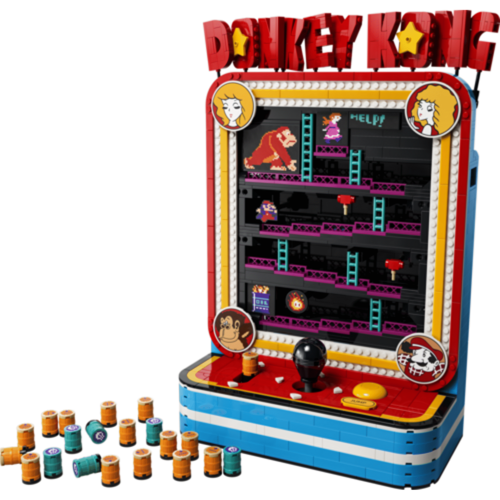 LEGO Super Mario - M&aacute;quina de arcada do Donkey Kong - 72051