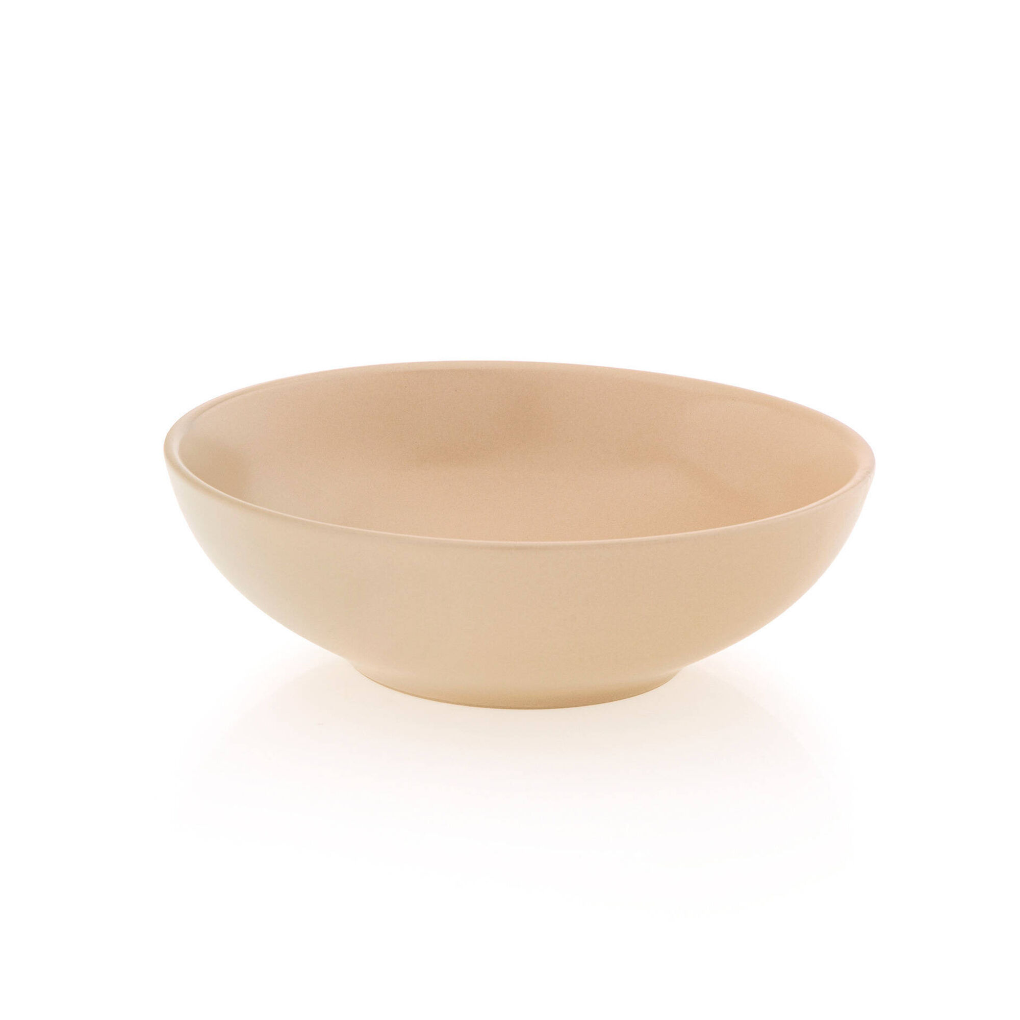 Conjunto 4 Pratos Sopa 18cm Bege Porto Conjunto 4 Pratos Sopa 18cm Bege Porto