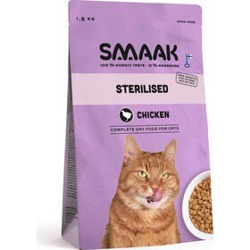 Ra&ccedil;&atilde;o para Gato Adulto Esterilizado Frango Smaak