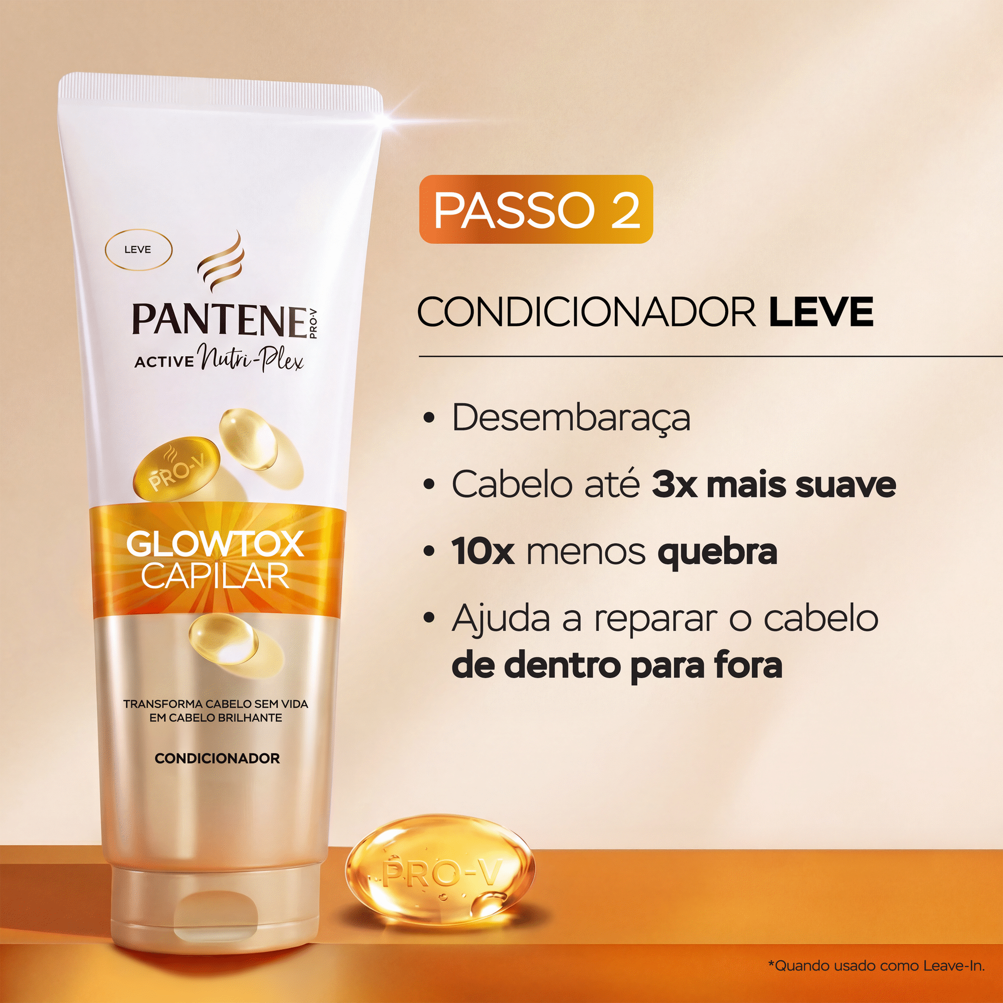 Condicionador Detox Glowtox Pantene
