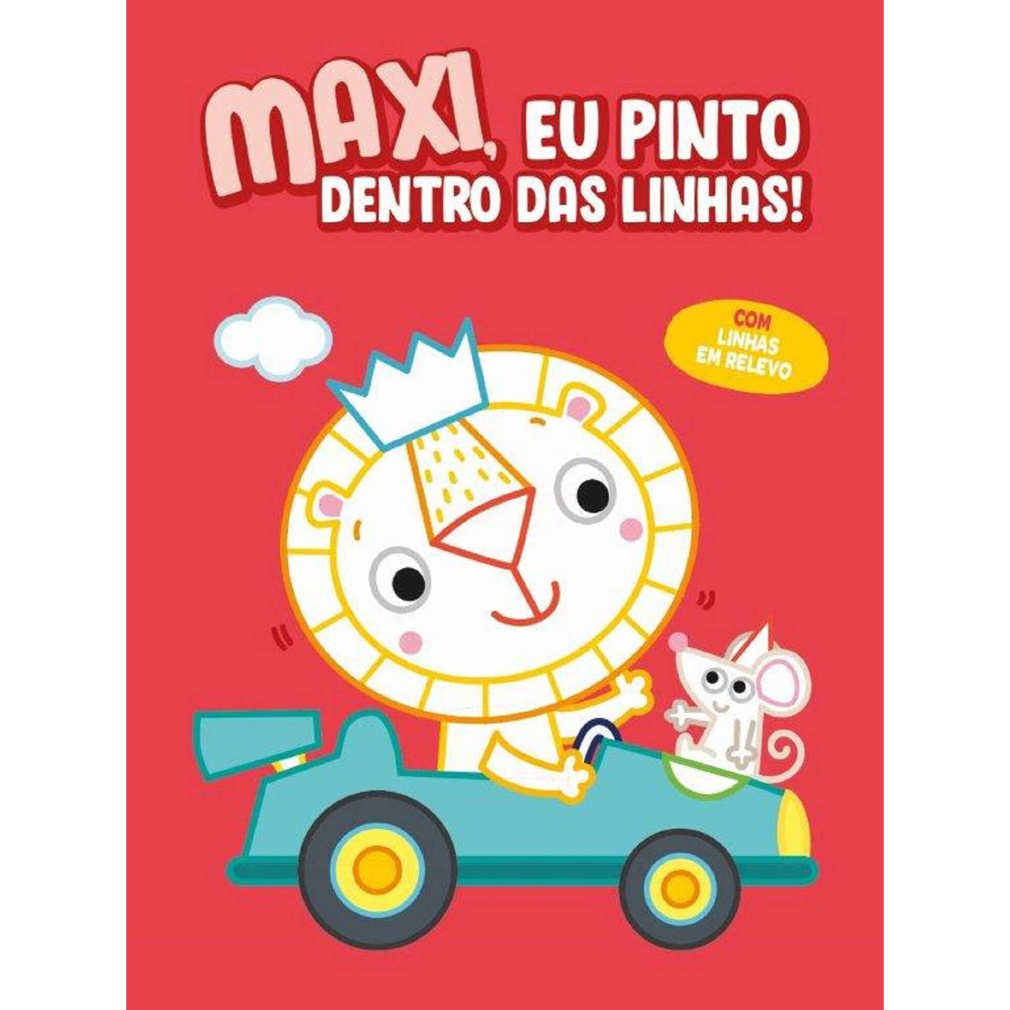 Maxi, Eu Pinto Dentro Das Linhas - Vermelho Maxi, Eu Pinto Dentro Das Linhas - Vermelho