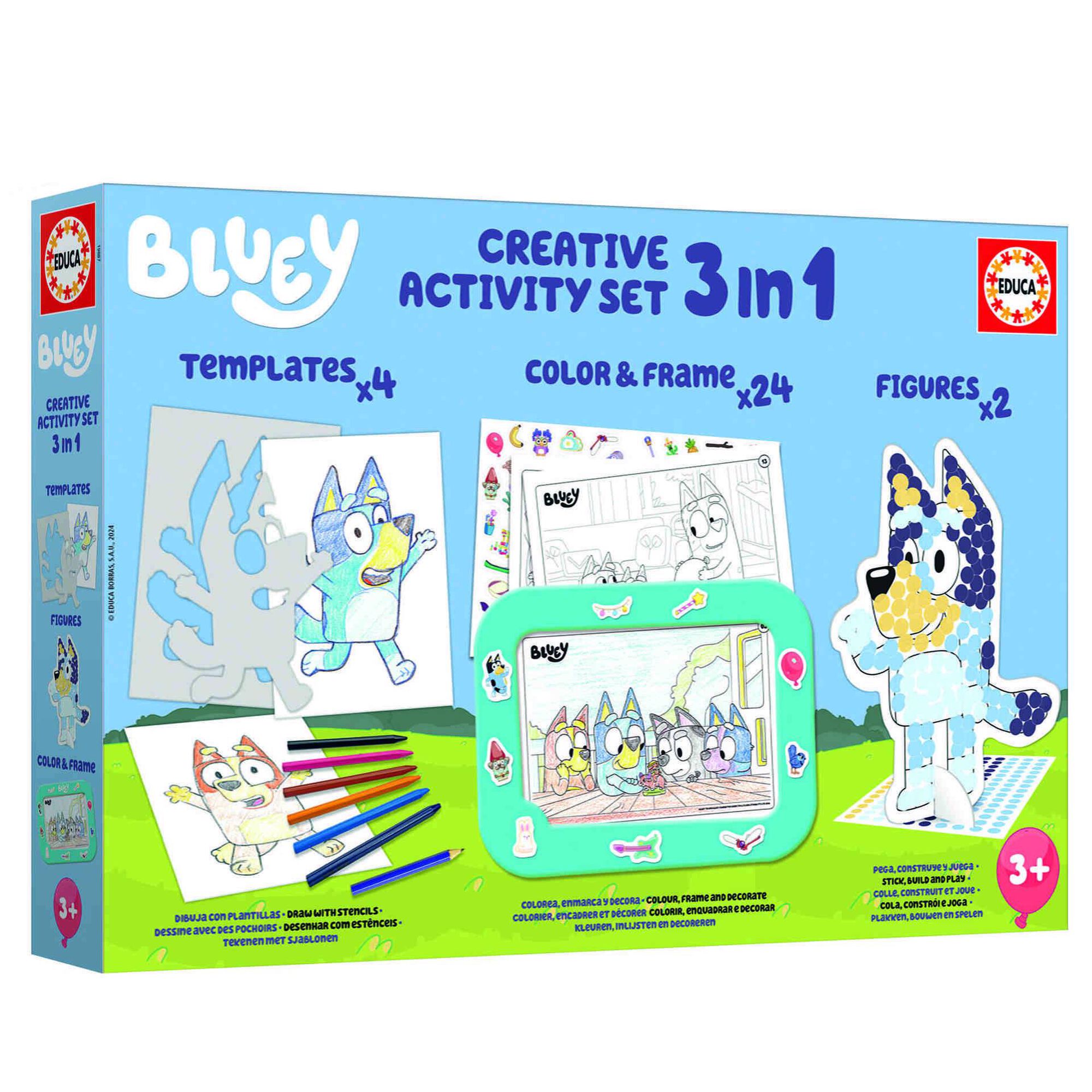 Conjunto Criativo de Atividades Bluey