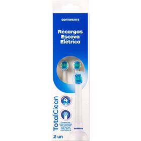 Recarga Escova de Dentes El&eacute;trica Total Clean Continente
