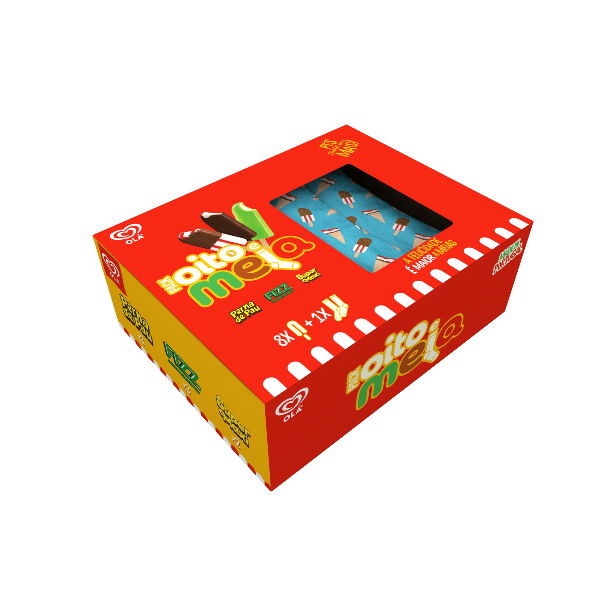 Pack de Gelados Oito e Meia Ol&aacute;