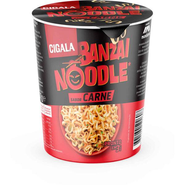 Noodles de Carne Banzai Cigala
