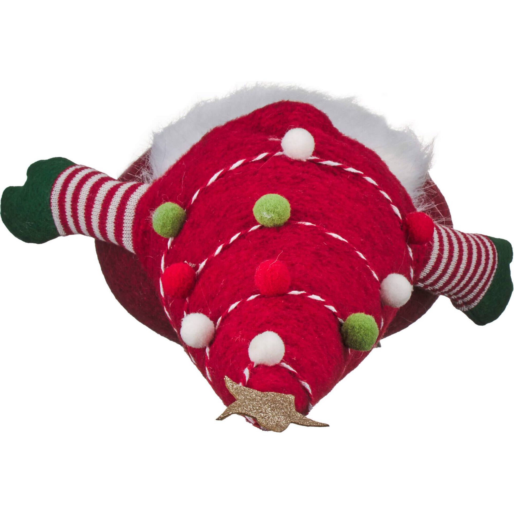 Gnomo Decorado Vermelho em Pé 70cm