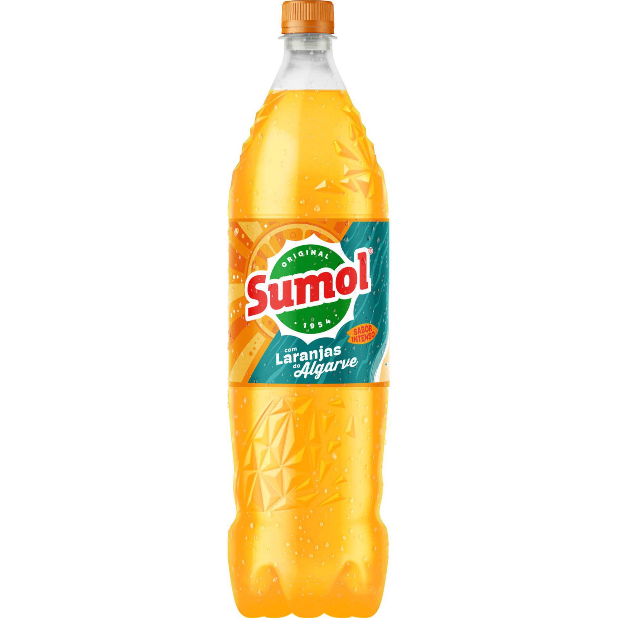 Refrigerante com G&aacute;s Laranja do Algarve Sumol