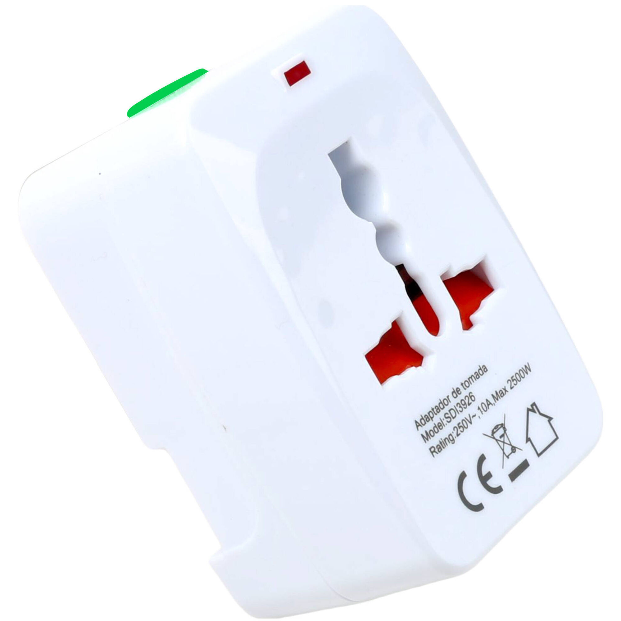 Adaptador Tomadas 3 em 1