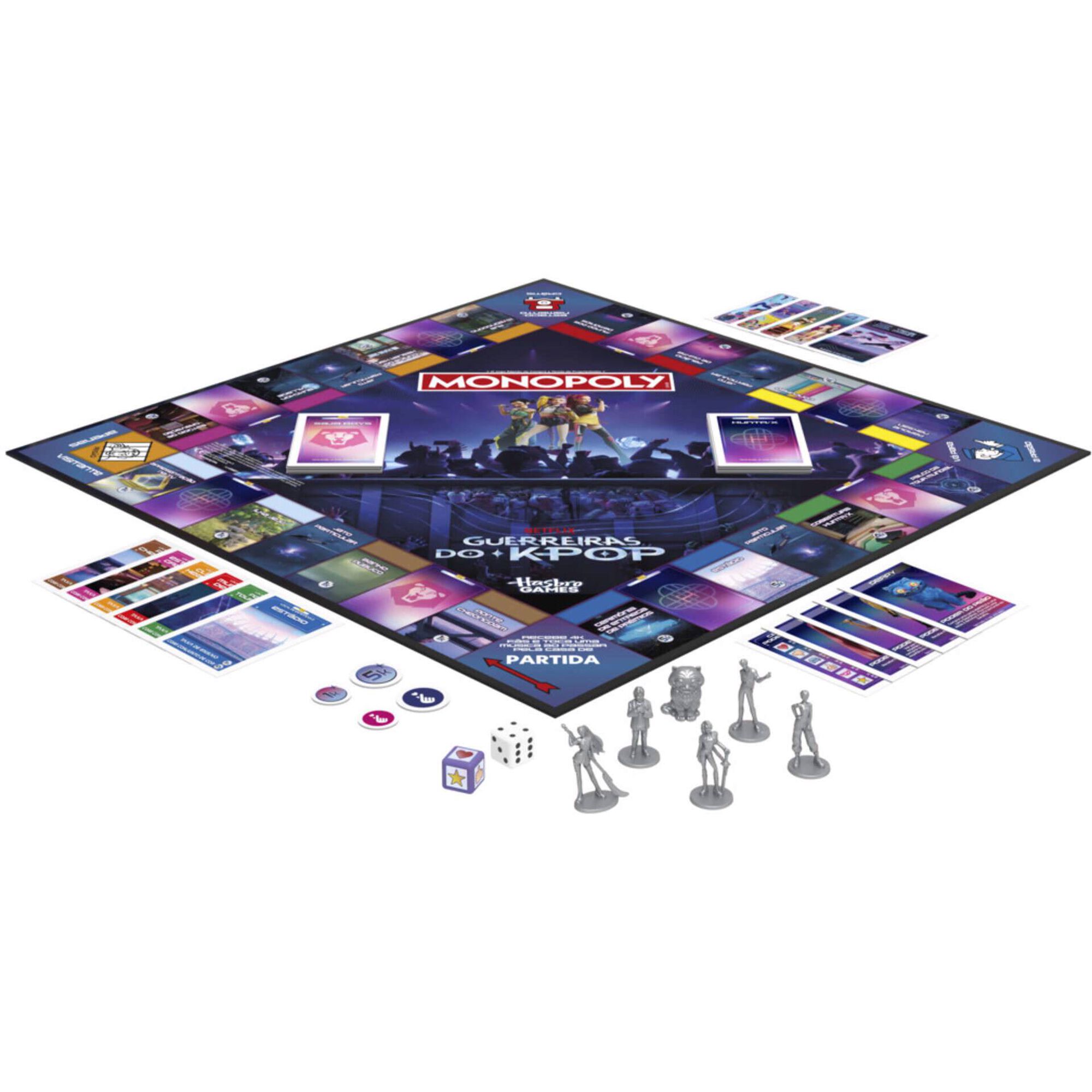 Monopoly - Jogo de Tabuleiro Monopoly Guerreiras do K-Pop