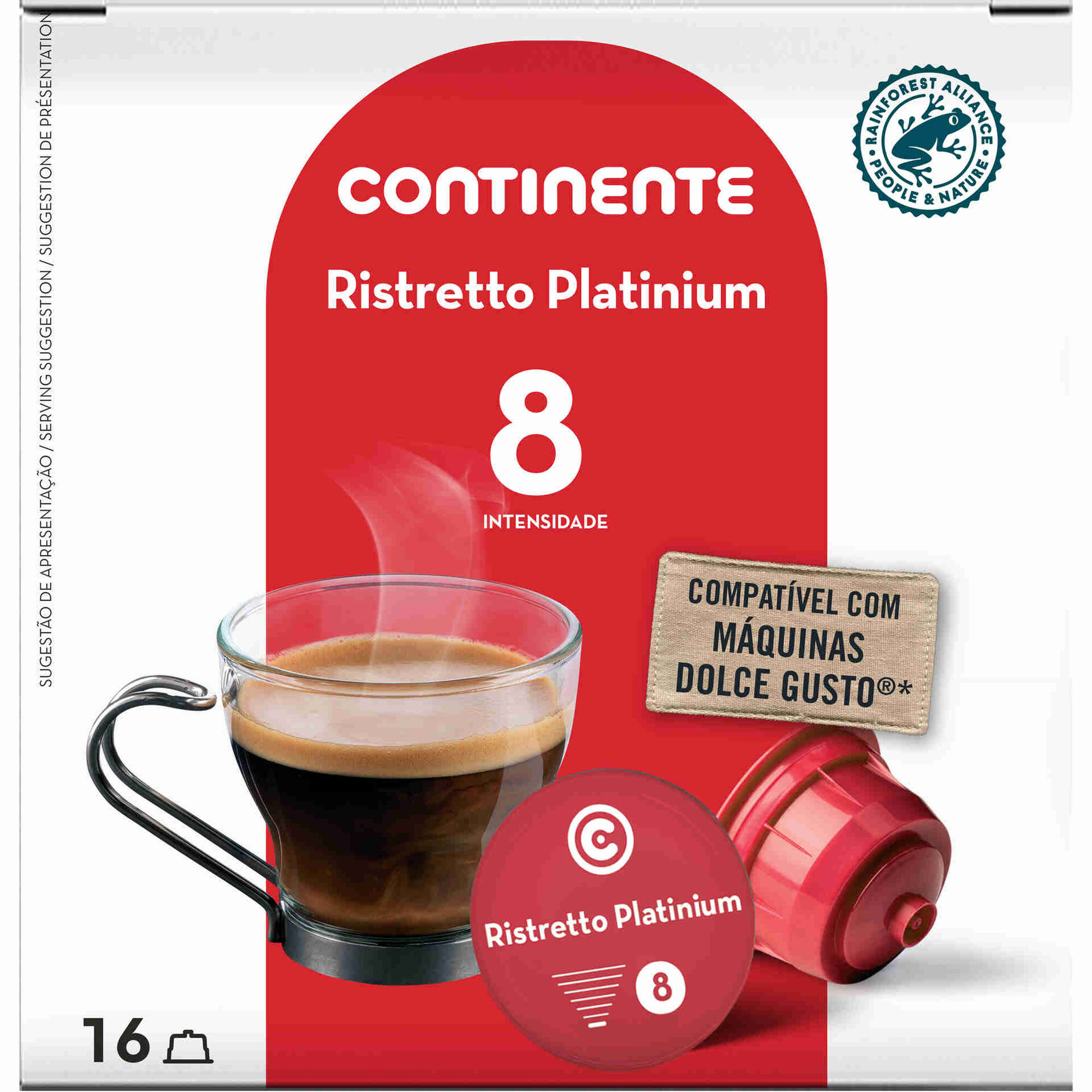 Cápsulas de Café Platinium Int 8