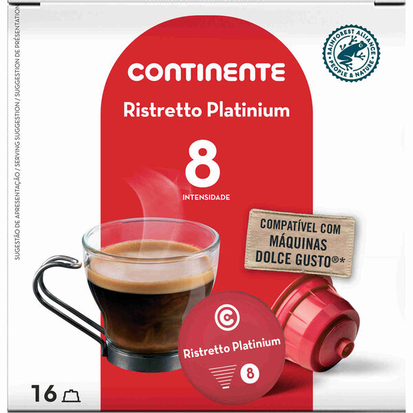 Cápsulas de Café Platinium Int 8 Continente