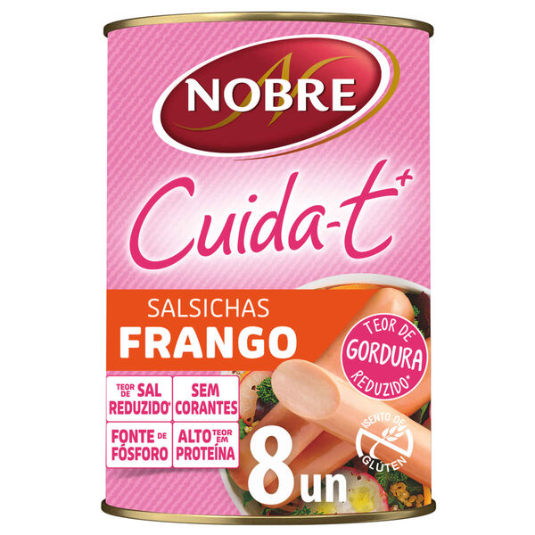 Salsichas de Frango Cuida-t+ Lata 8 un Nobre