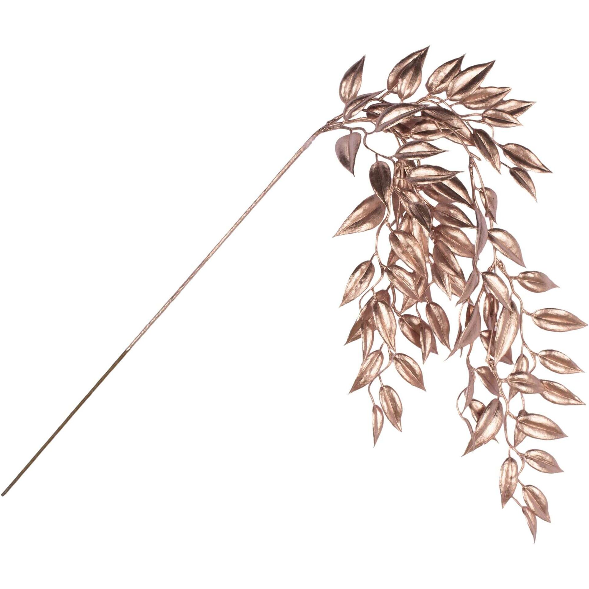 Haste Aramada Folhas Cobre Kasa