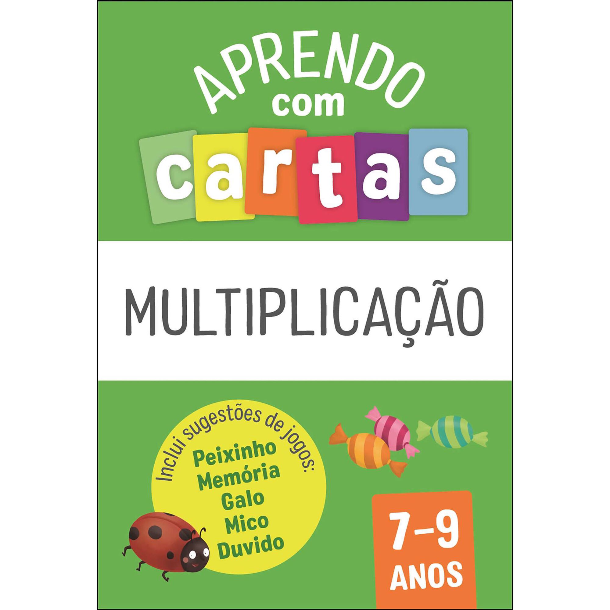 Aprendo com Cartas - Multiplicação (7-9 Anos)