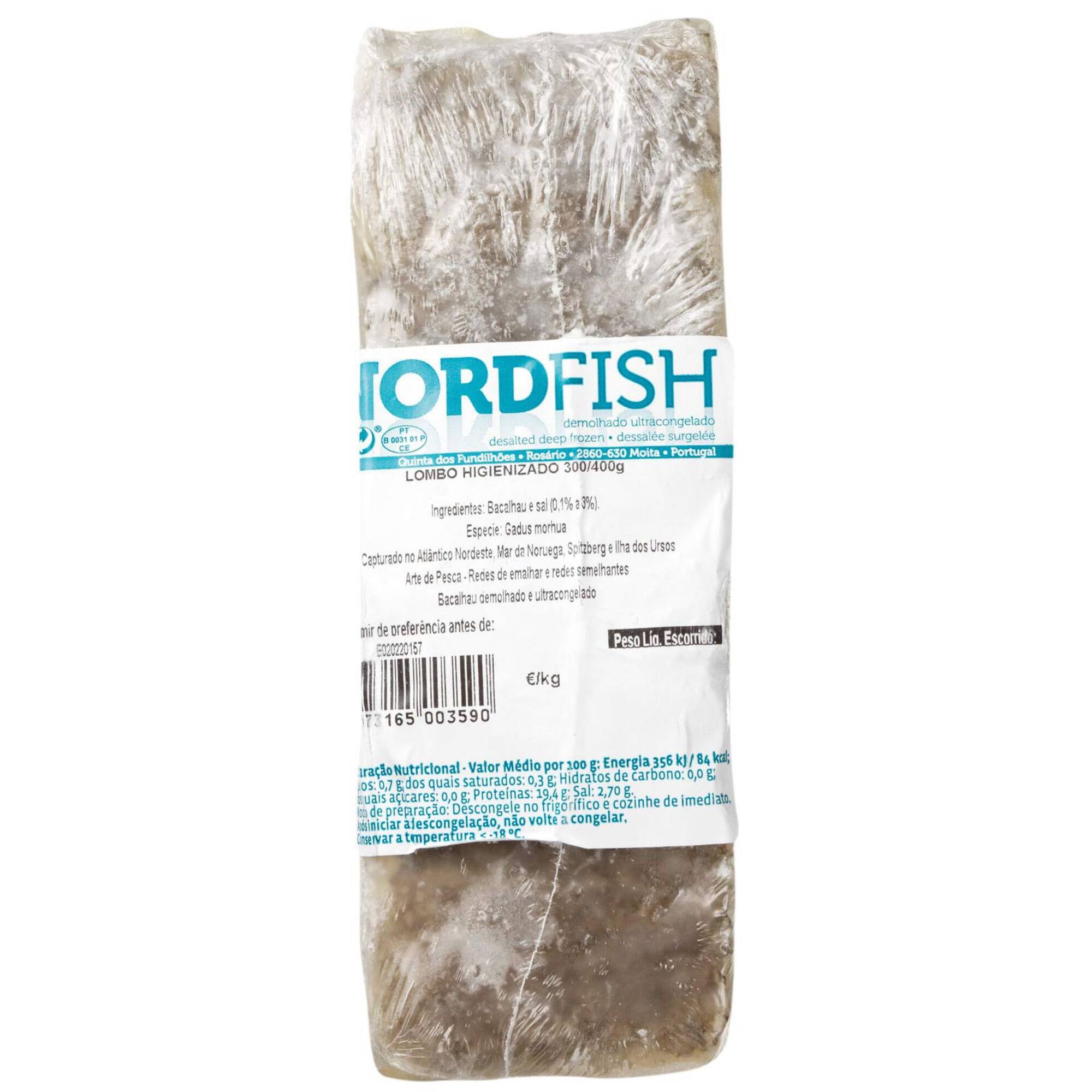 Lombos de Bacalhau Higienizados Congelados Lombos de Bacalhau Higienizados Congelados