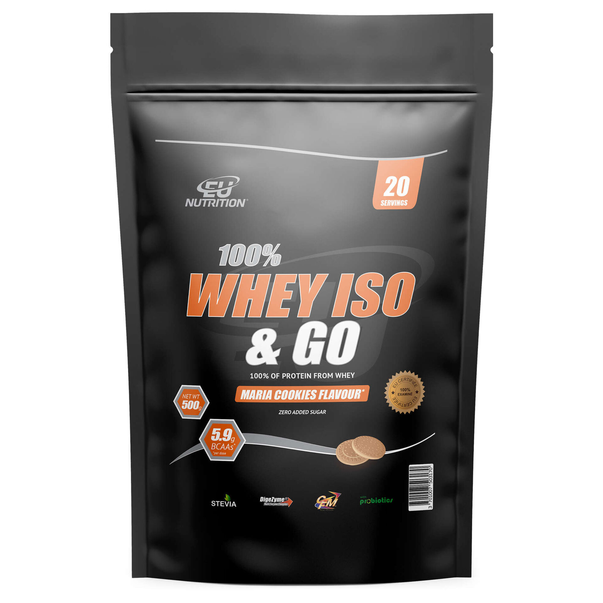 100% Whey Isso & Go Bolacha Maria