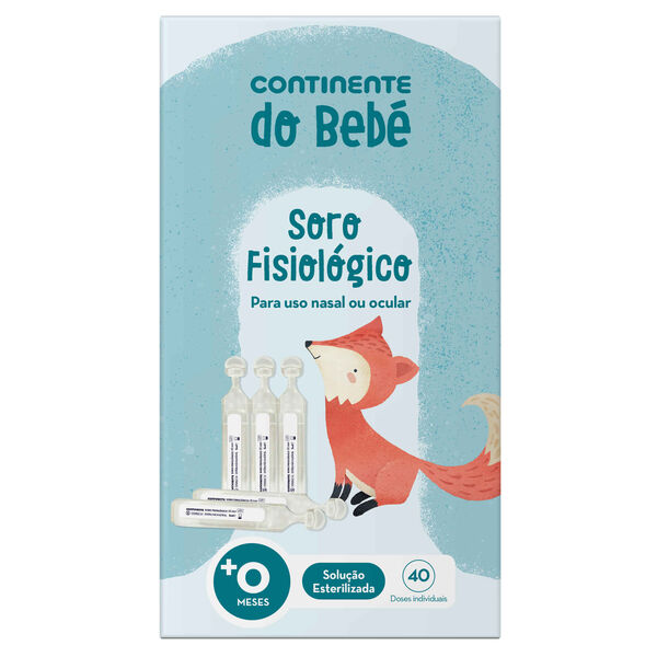 Soro Fisiológico Doses Individuais Continente do Bebé