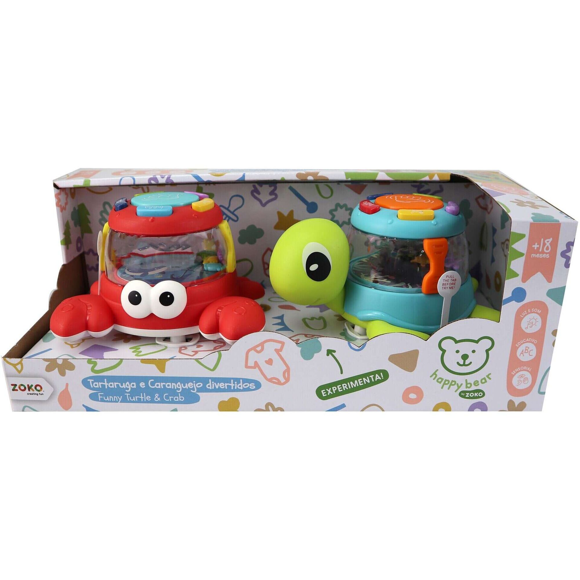 Tartaruga e Carangueijo Divertidos