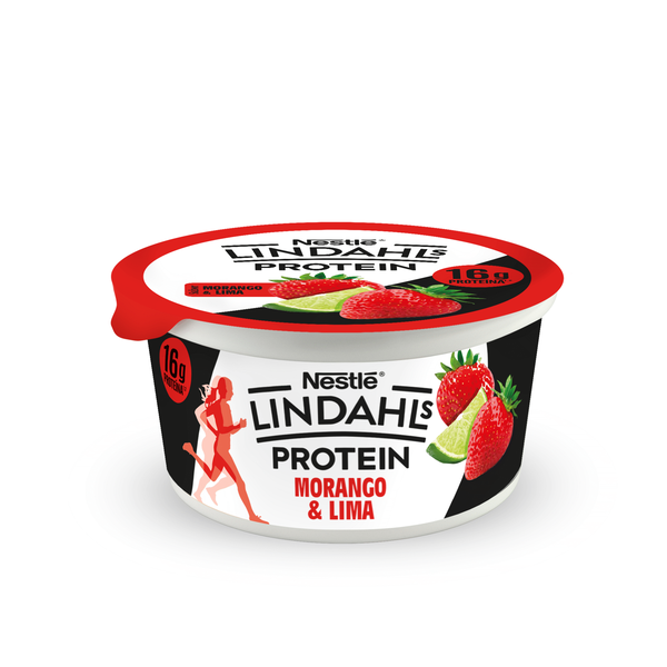 Iogurte Proteína Morango e Lima Lindahls