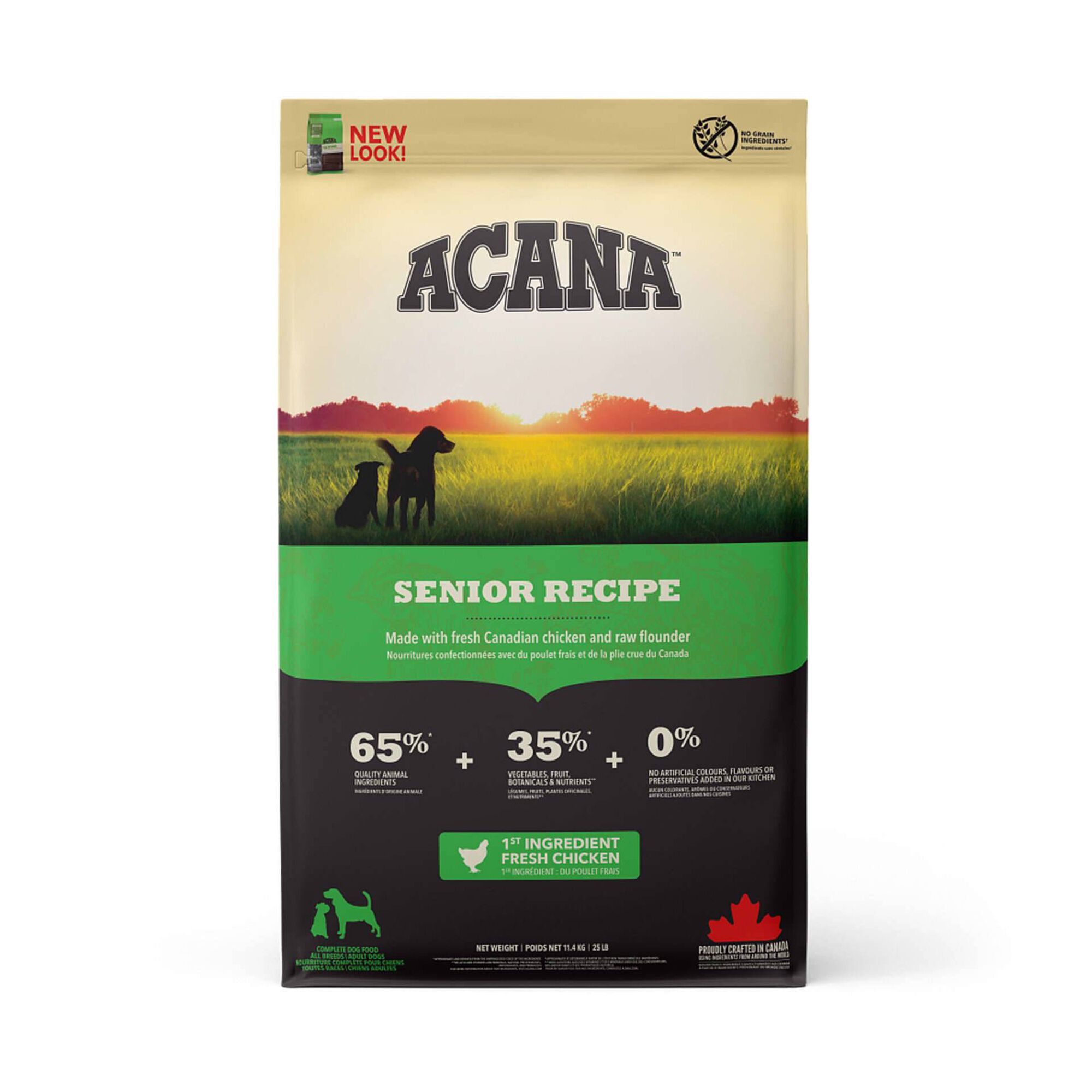 Ra&ccedil;&atilde;o para C&atilde;o S&eacute;nior Recipe Acana