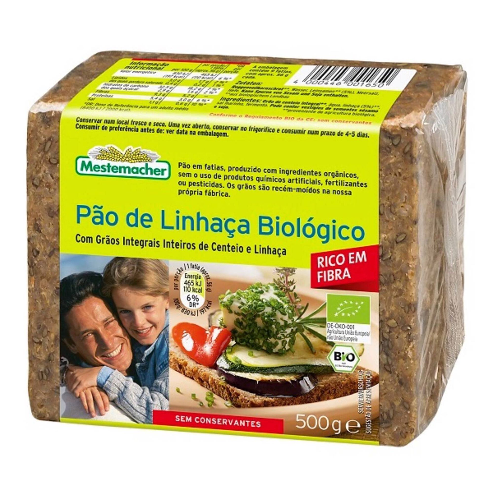 Pão com Sementes de Linhaça Biológico