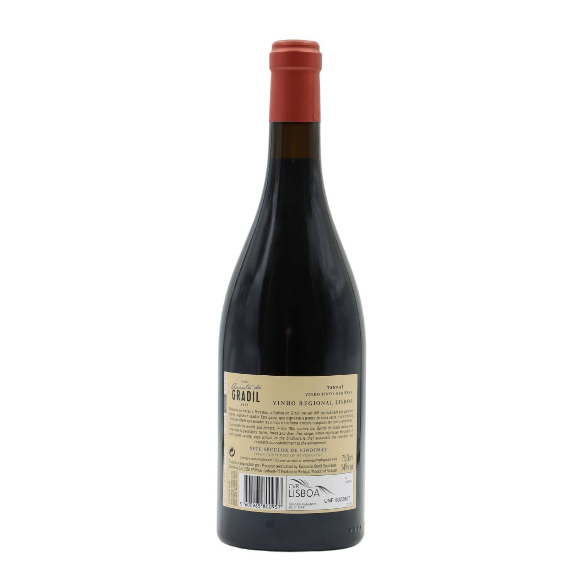 Quinta do Gradil Tannat Lisboa Vinho Tinto