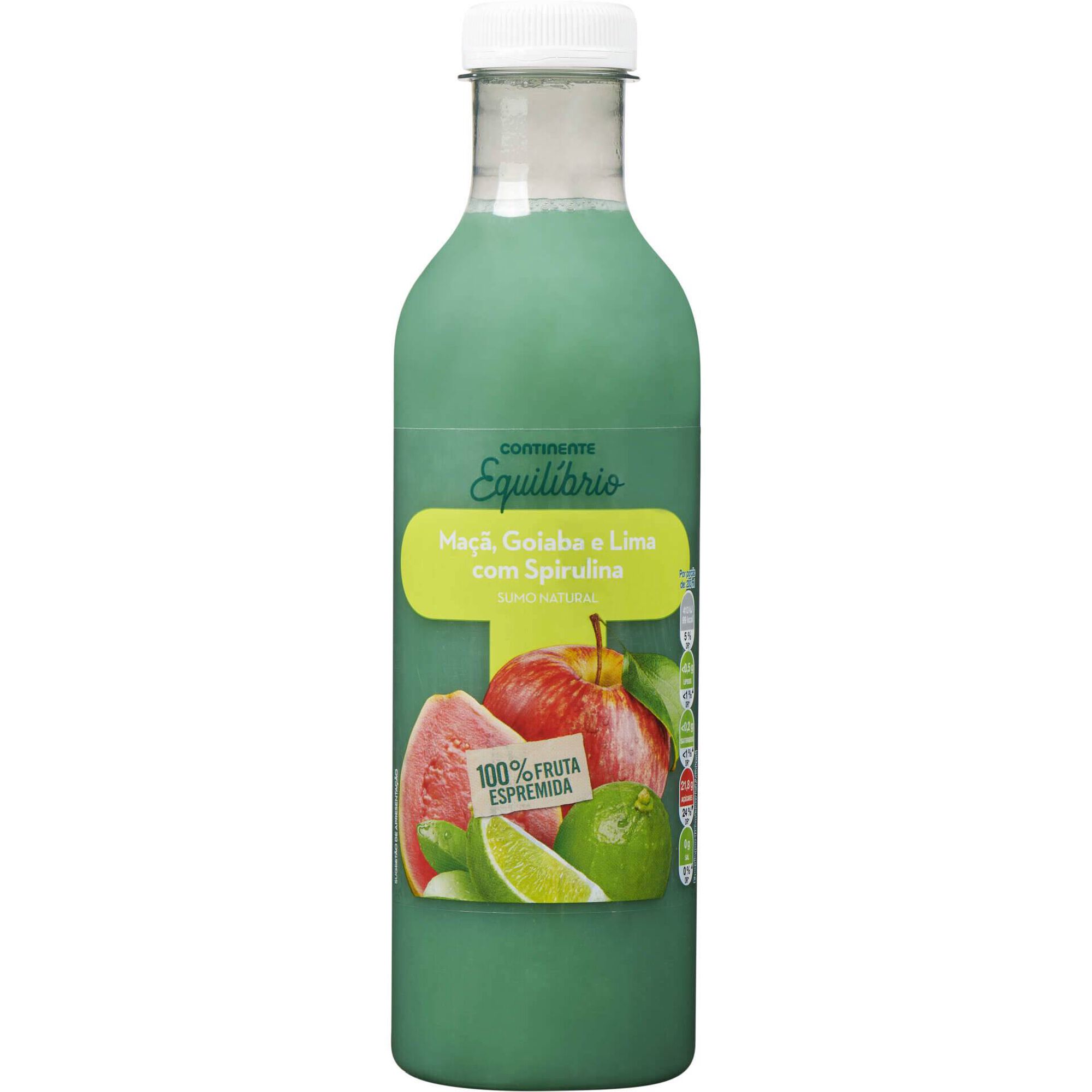 Sumo 100% Maçã, Goiaba e Lima com Spirulina Sumo 100% Maçã, Goiaba e Lima com Spirulina
