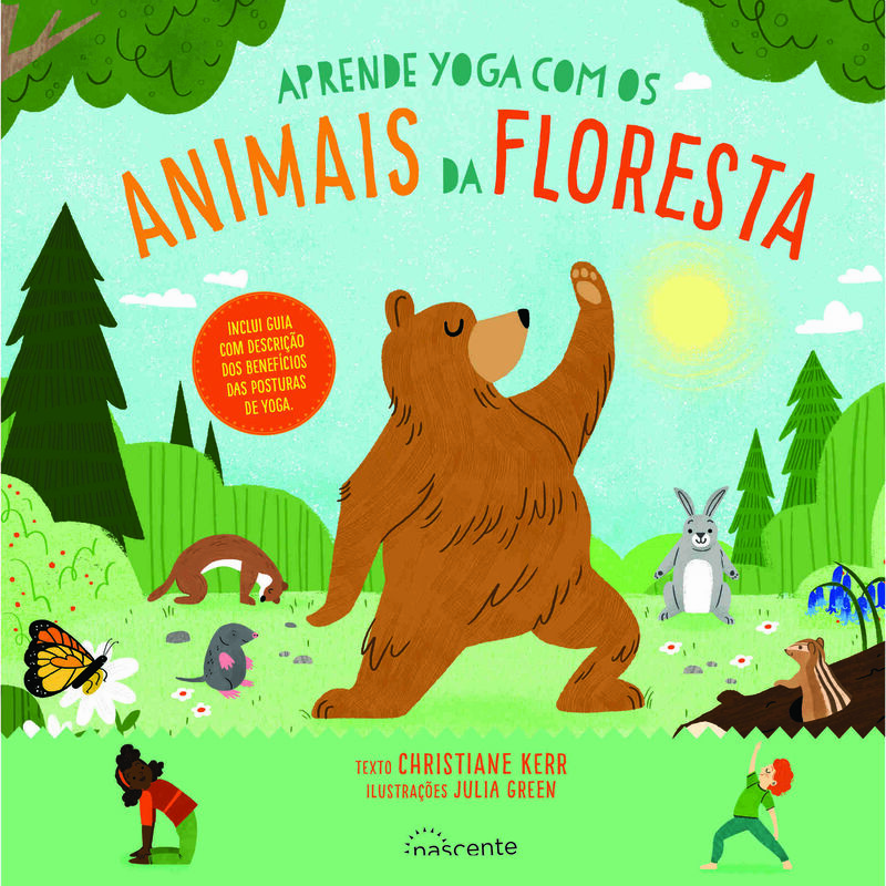 Aprende Yoga com os Animais da Floresta de Christiane Kerr