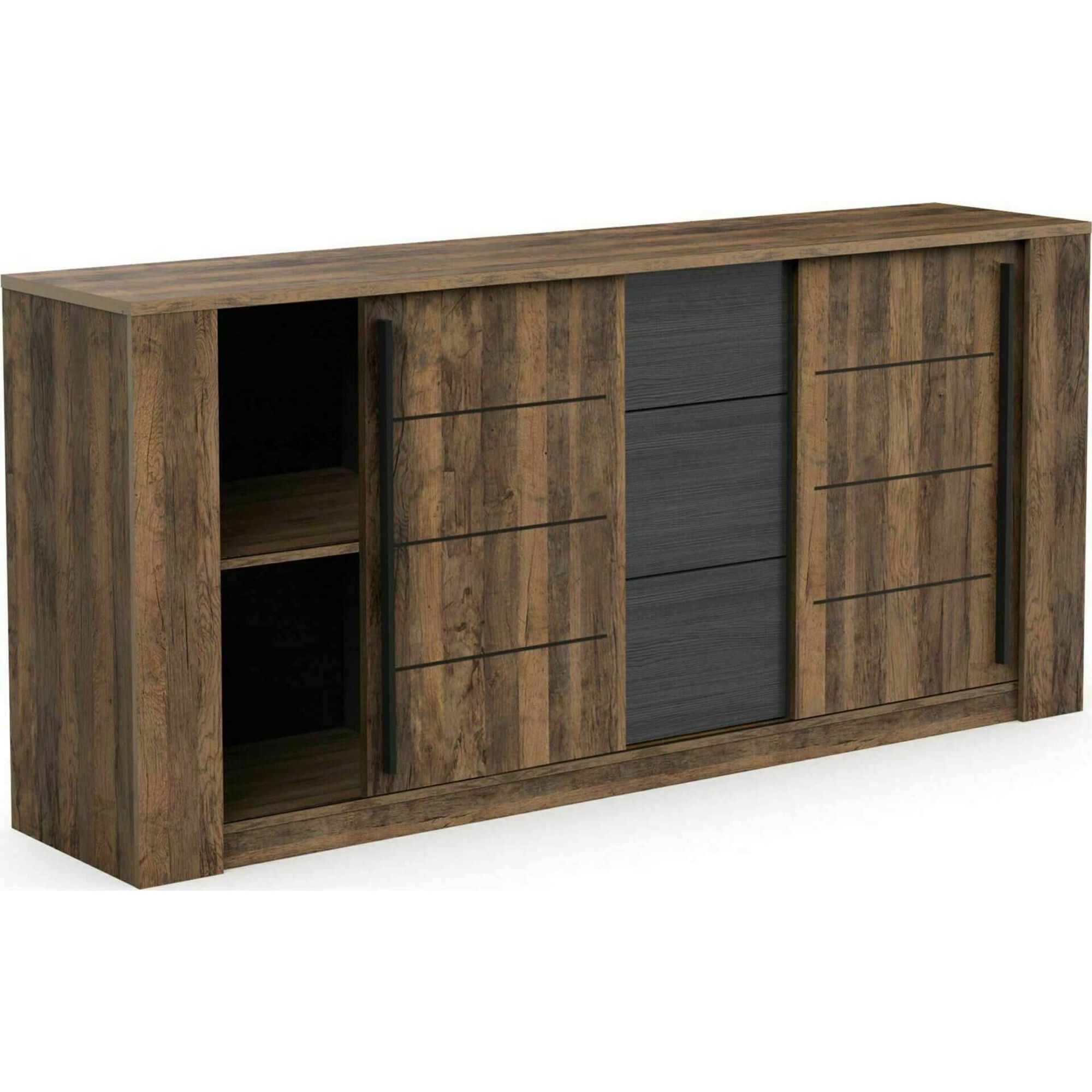 Aparador 200x45x90cm Carvalho Mónaco Aparador 200x45x90cm Carvalho Mónaco