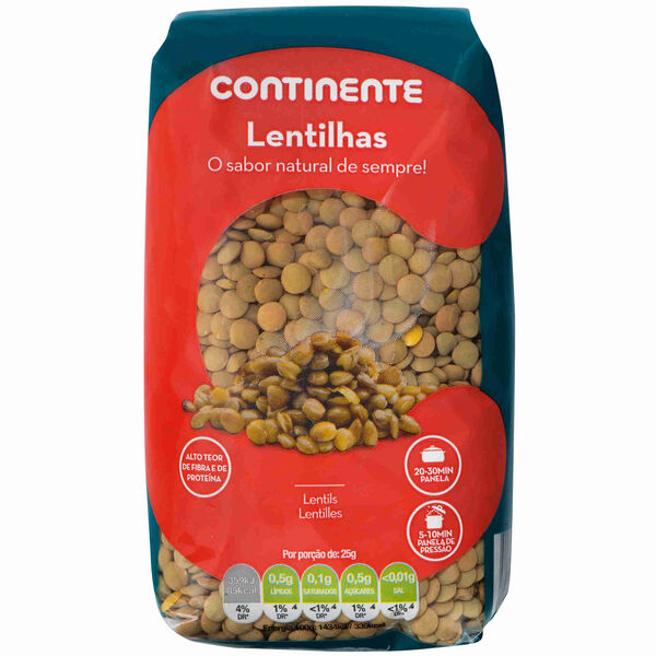 Lentilhas Secas Continente