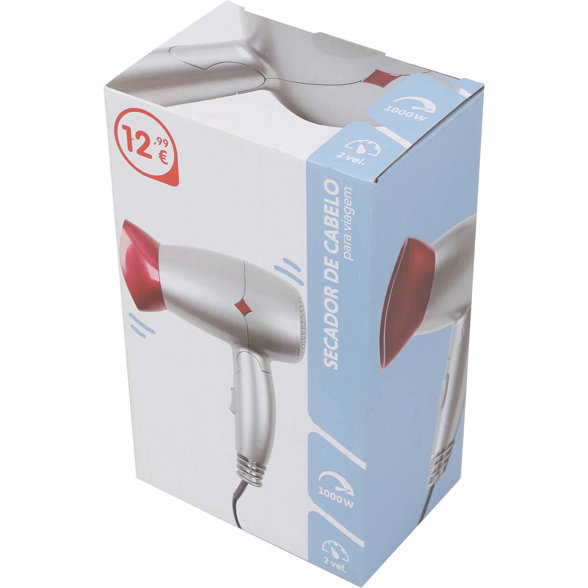 Secador de Cabelo para Viagem 1000W Bazar&atilde;o