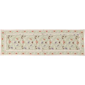 Passadeira Flores Verde 60x200cm Passadeira Flores Verde 60x200cm
