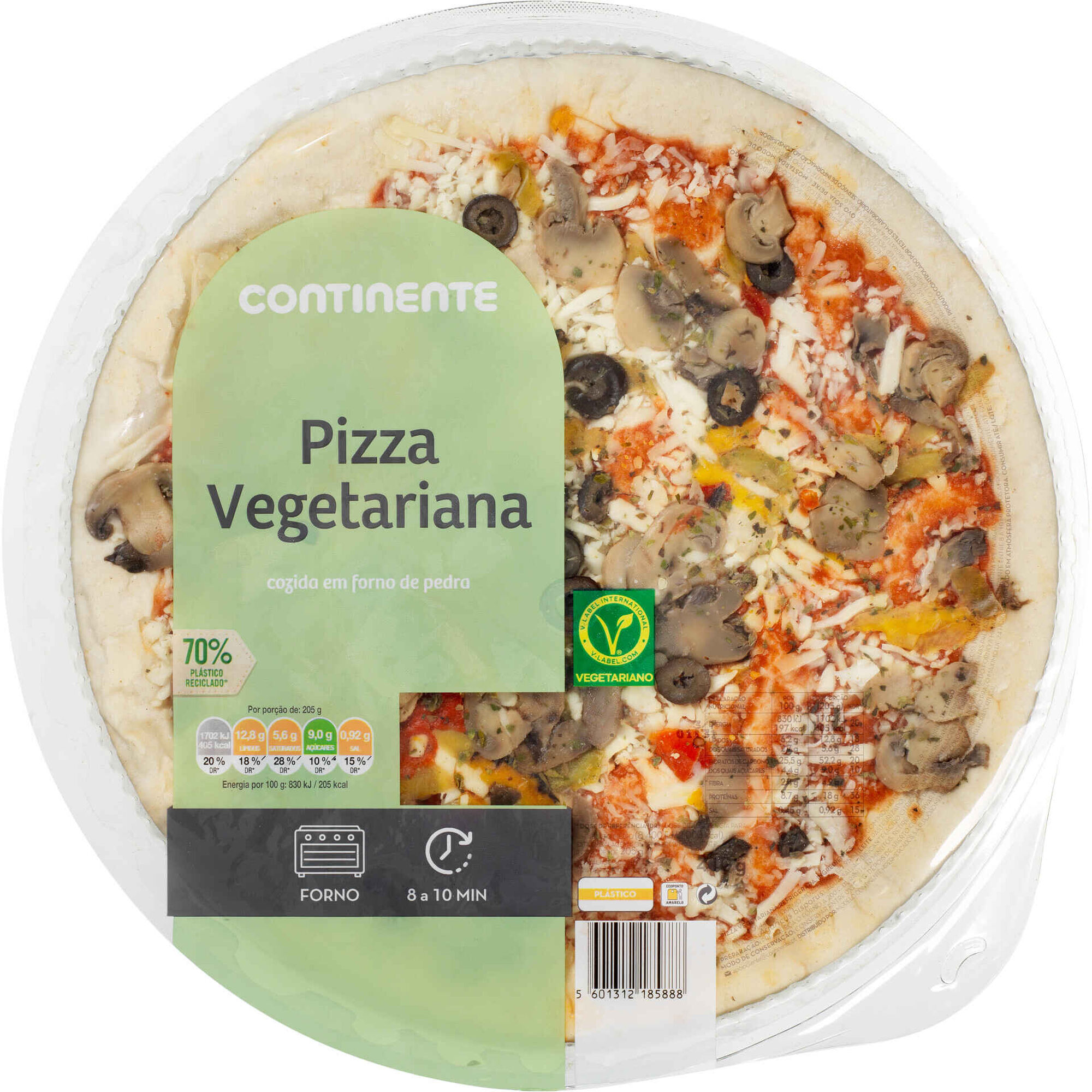 Pizza Fresca Vegetariana Continente