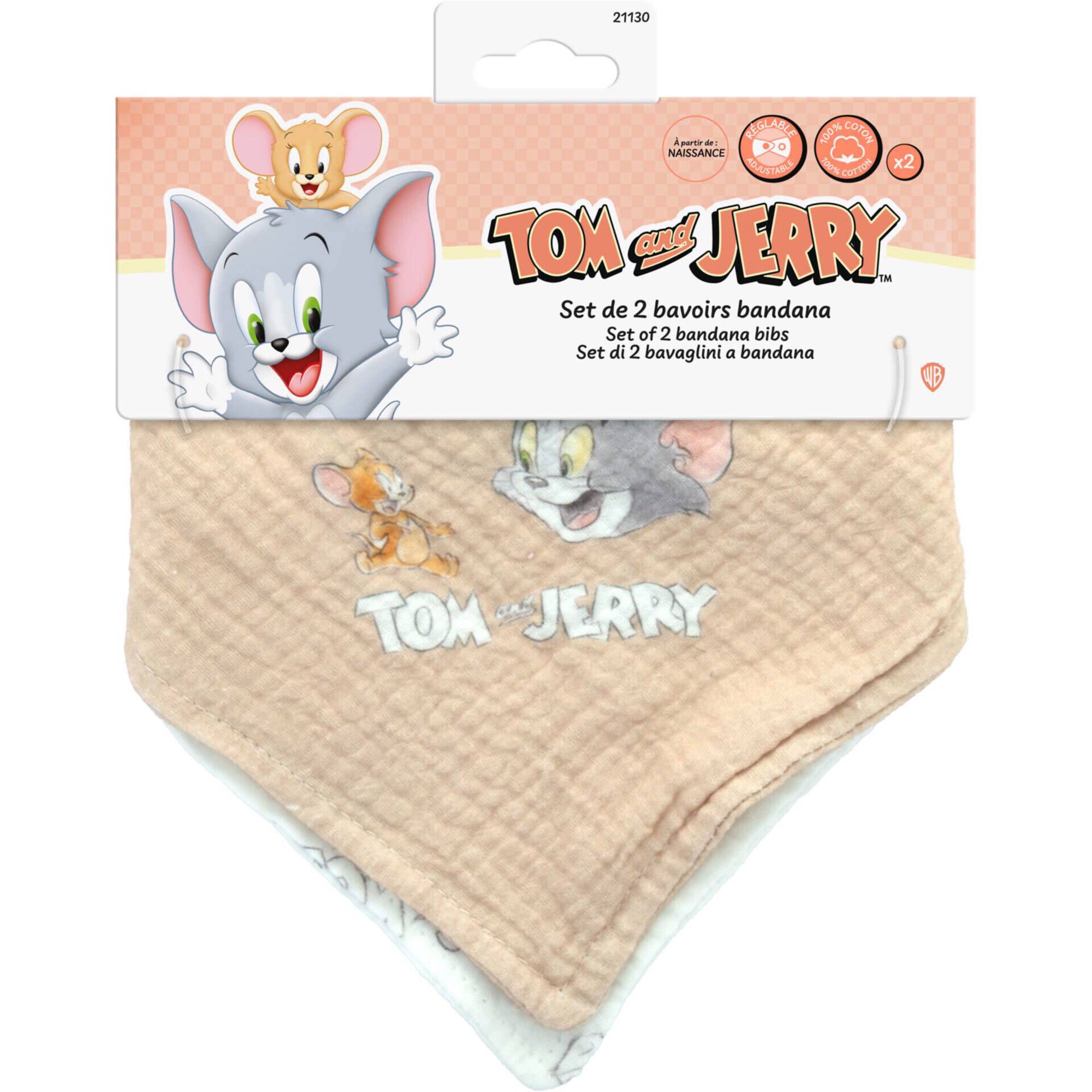 Pack 2 Babetes Bandana Looney T Abc