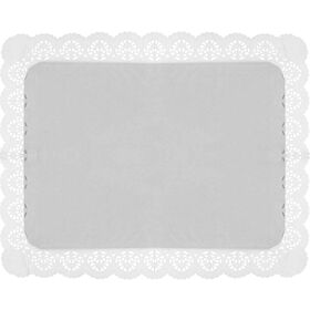 Travessas Bolos 29x42cm com Naperon Kasa