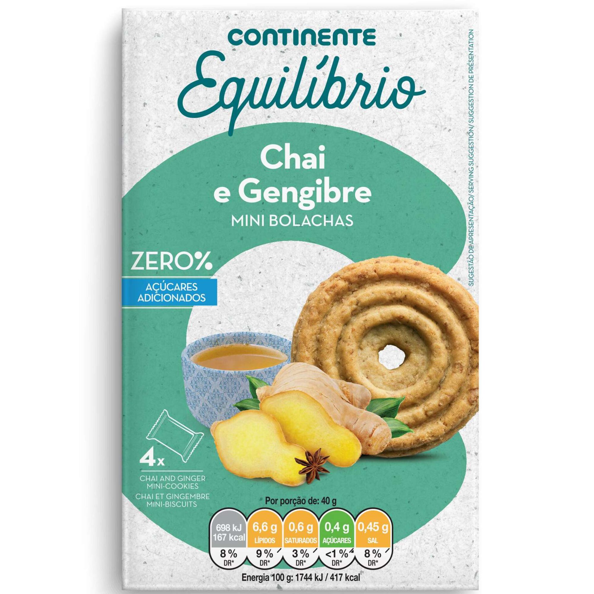 Bolachas Chai e Gengibre