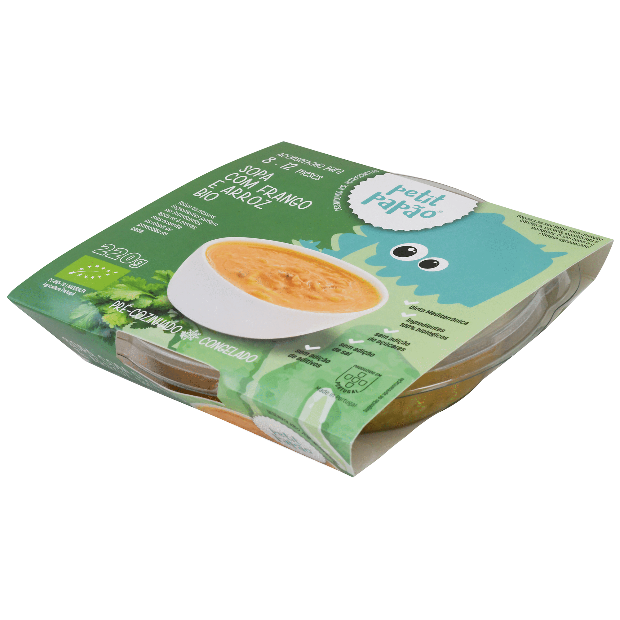 Sopa com Frango e Arroz +8M Petit Pap&atilde;o