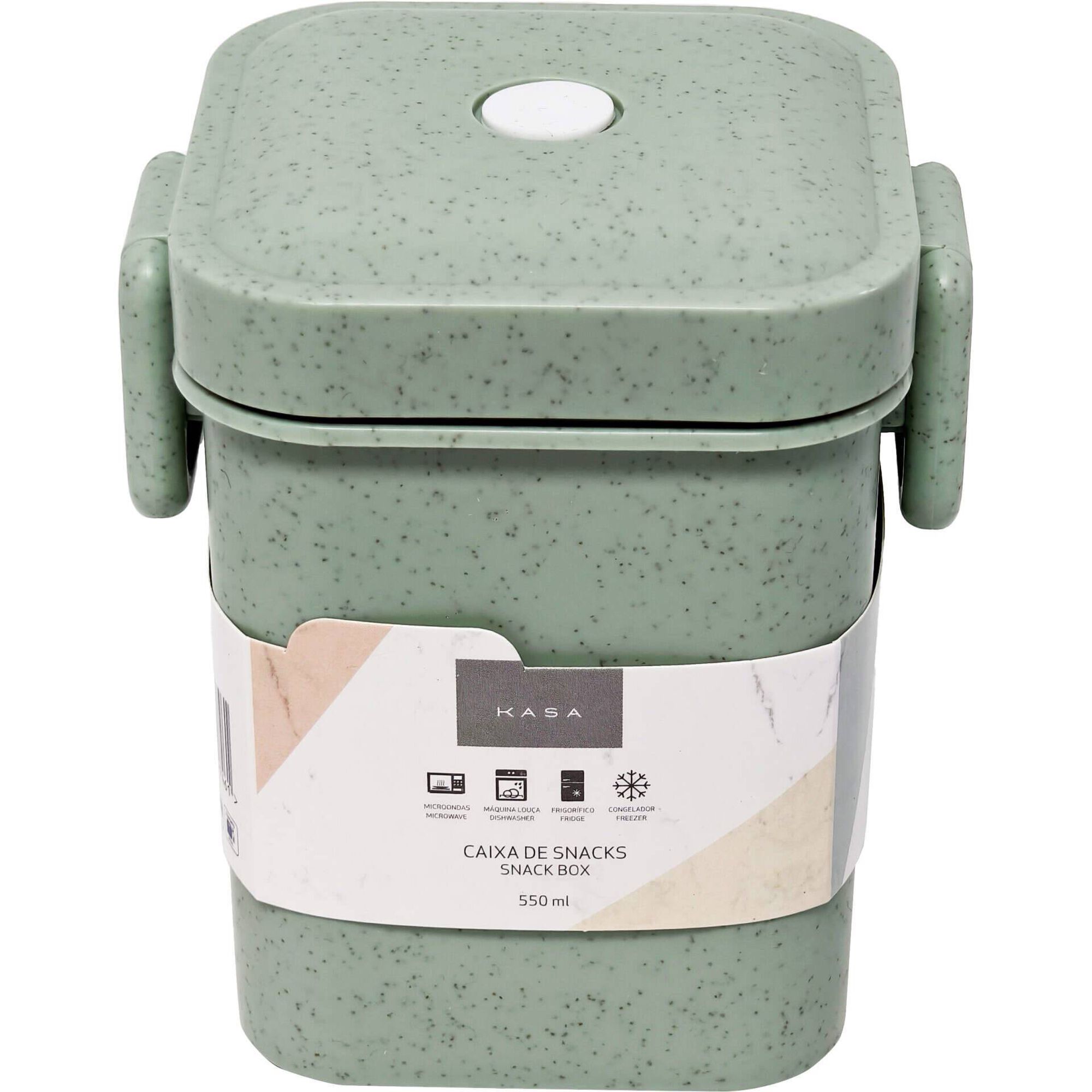 Caixa Snacks Verde Kasa