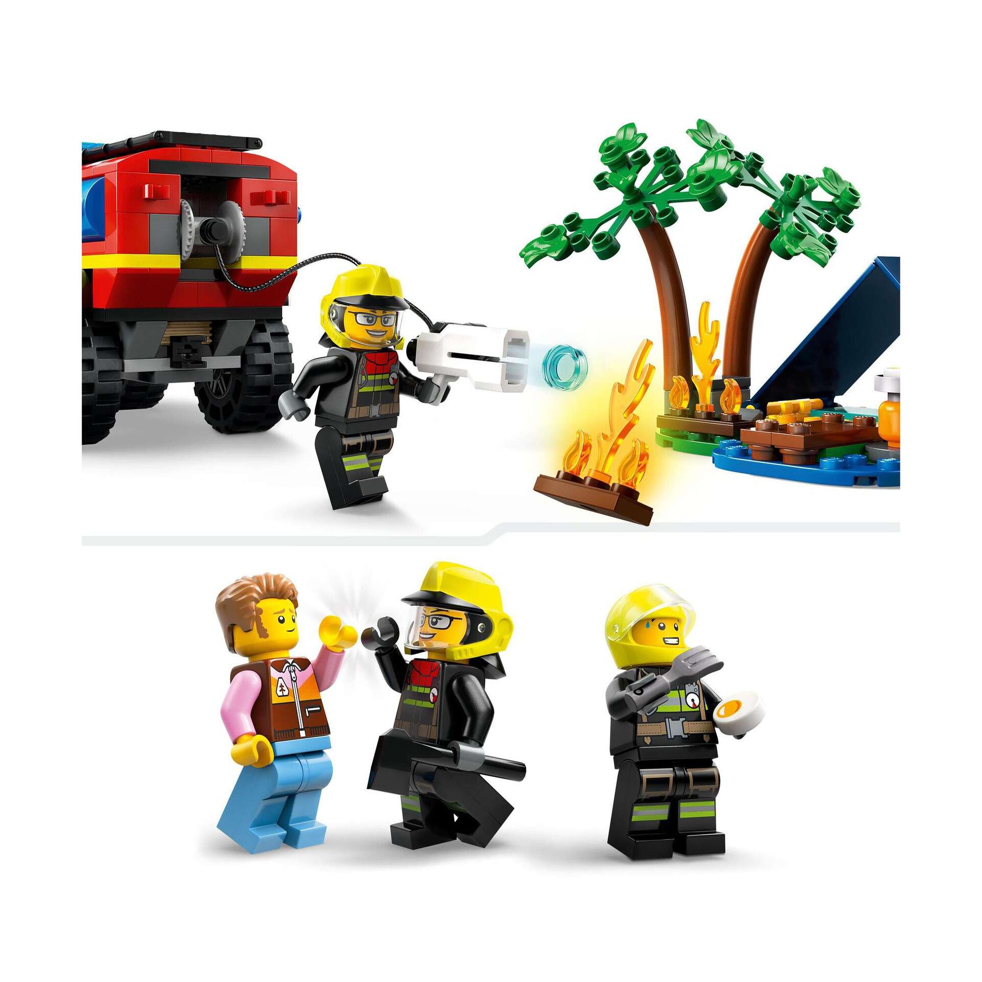 Camião dos Bombeiros 4x4 com Barco de Resgate - 60412