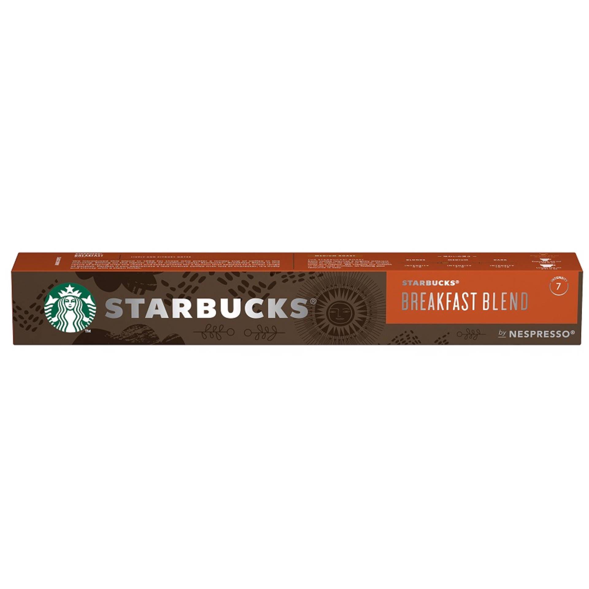 Cápsulas de Café Breakfast Blend Compatível com Nespresso emb. 10 un -  Starbucks | Continente
