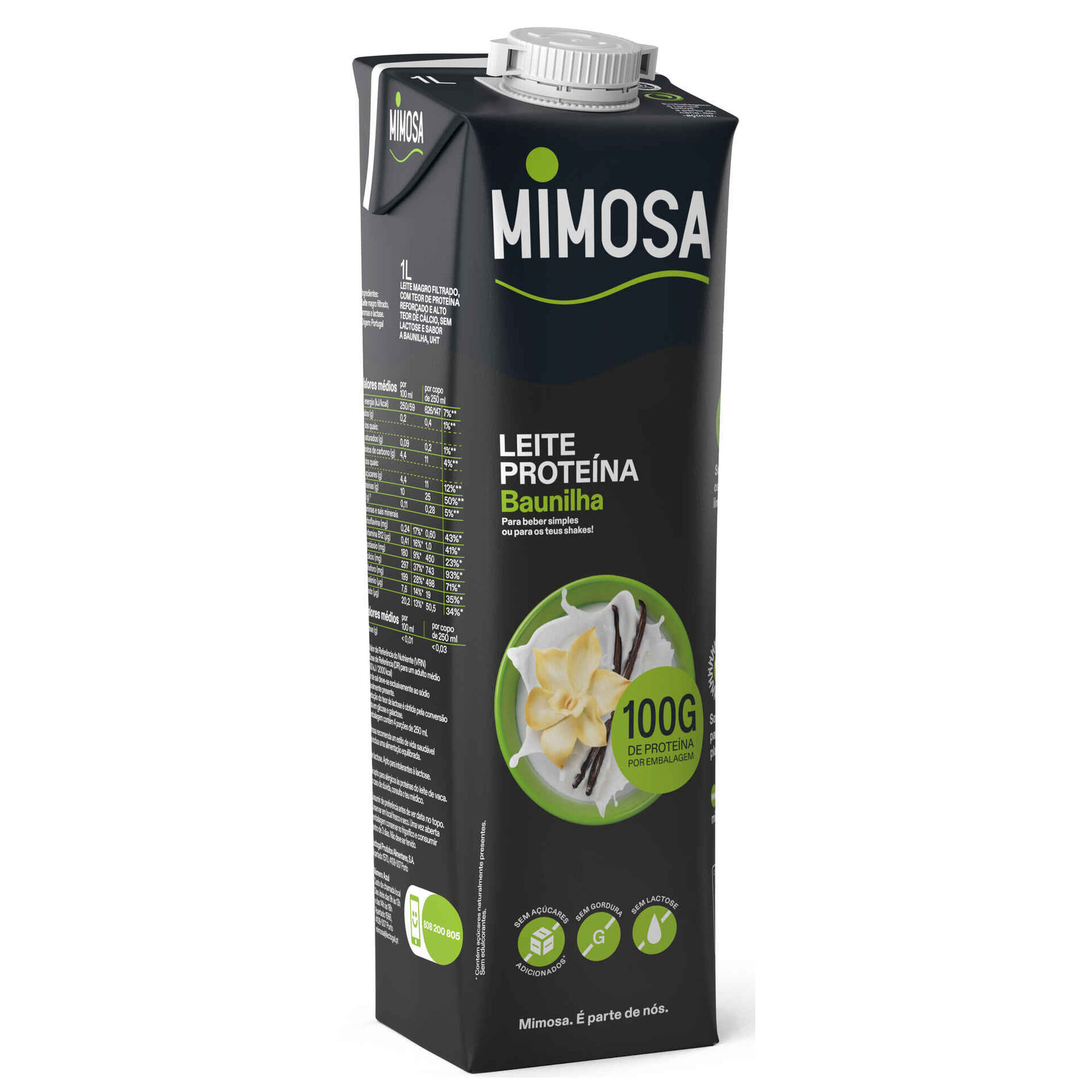 Leite Proteína Baunilha sem Lactose