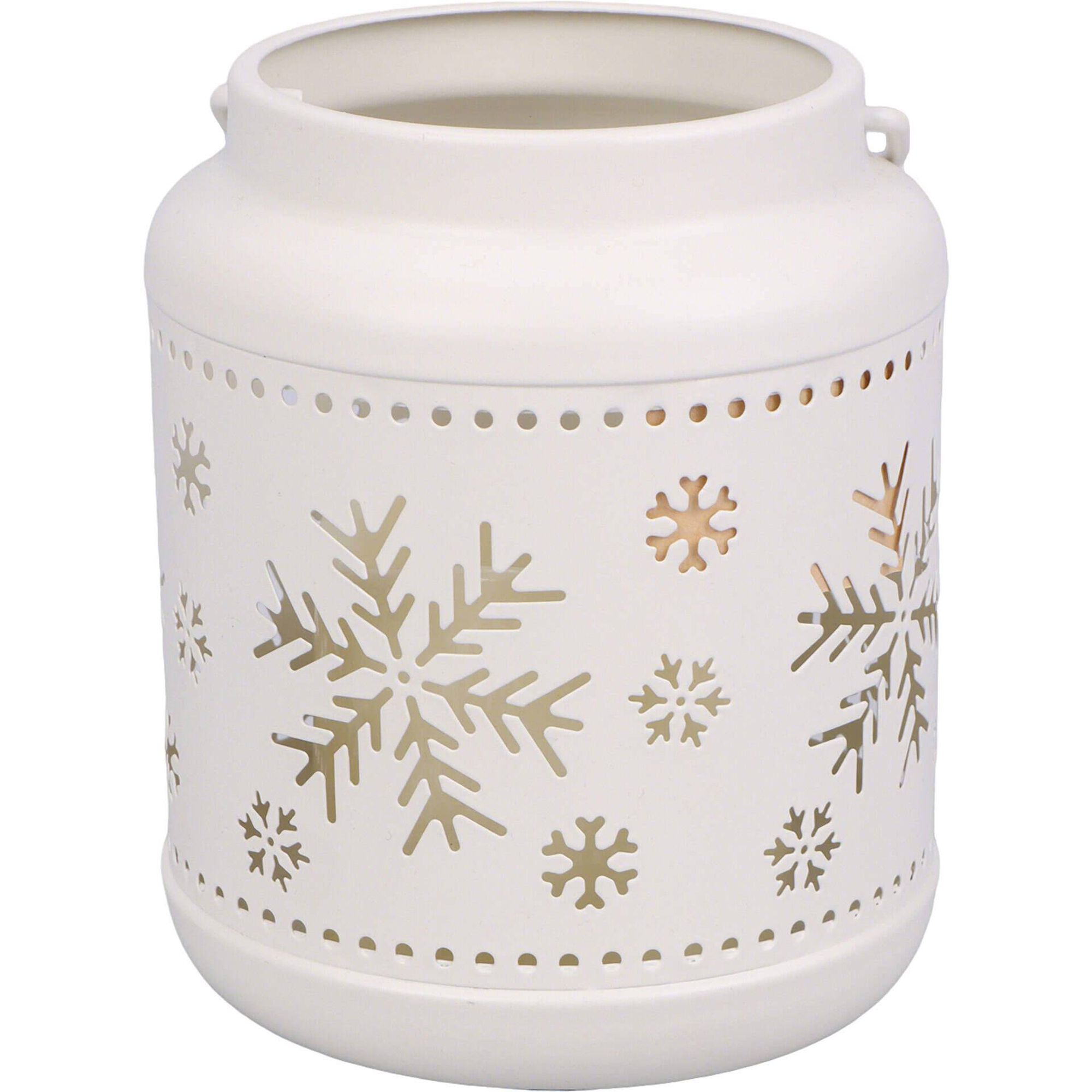 Lanterna de Metal Branca