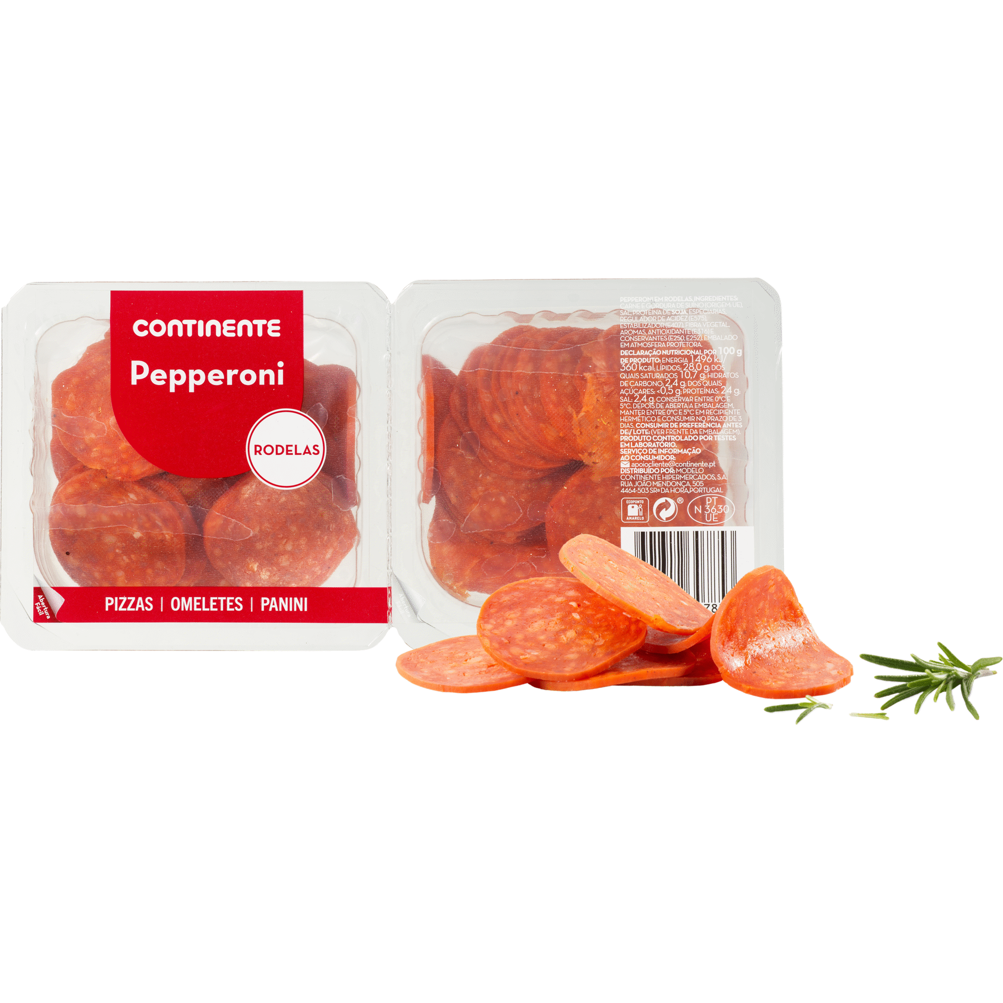 Pepperoni em Rodelas