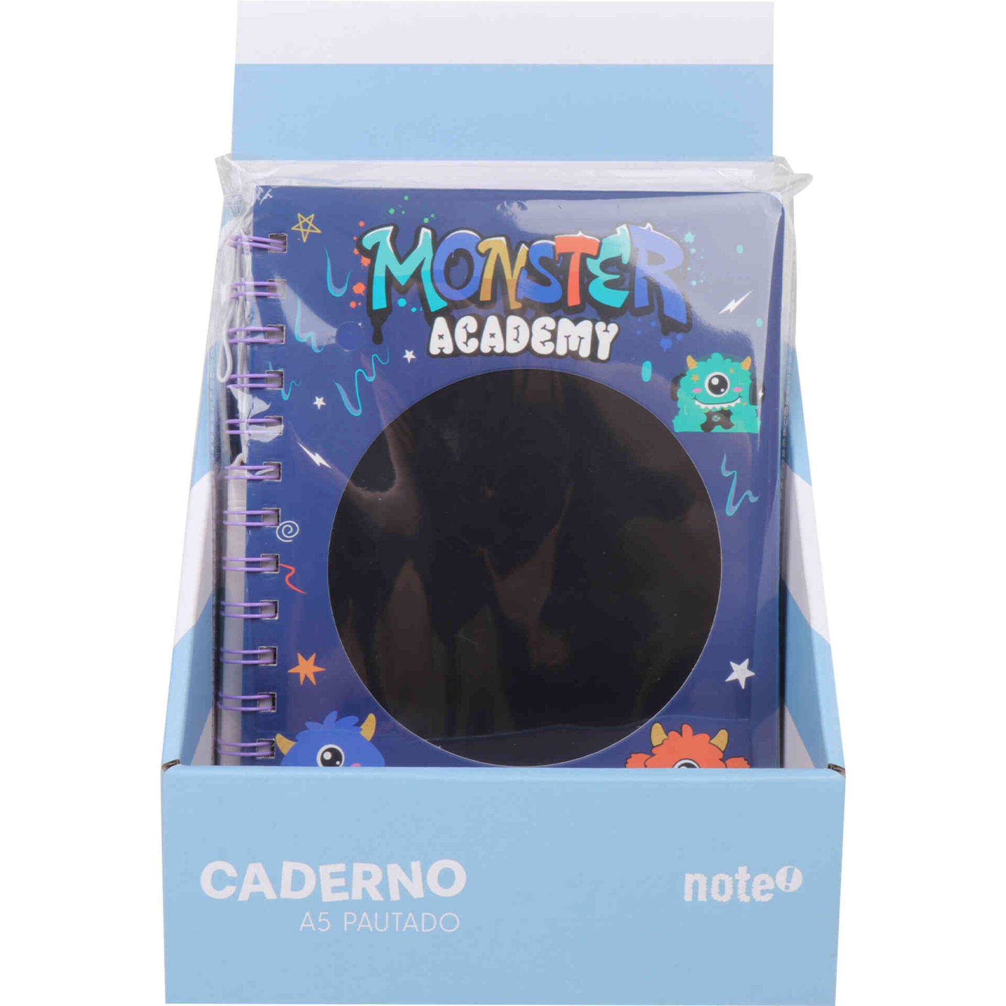 Caderno Espiral A5 LCD Tablet Pautado Monster Note!