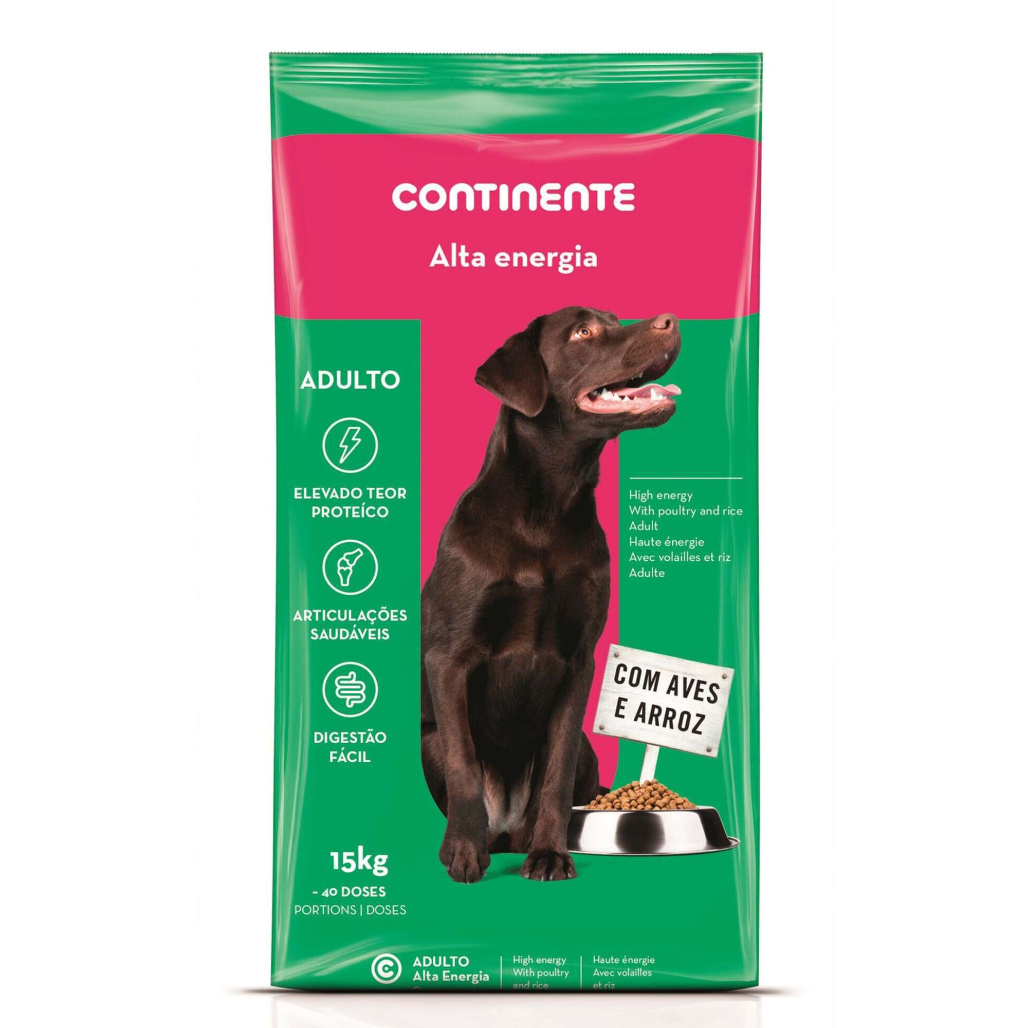 Ração para Cão Adulto Alta Energia Aves e Arroz Ração para Cão Adulto Alta Energia Aves e Arroz