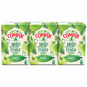 Sumo 100% Maçã Compal 100% Fruta