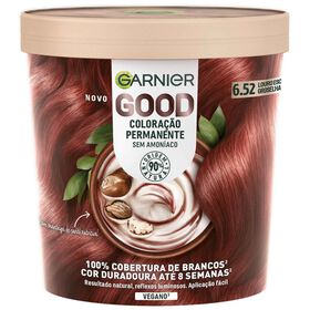 Colora&ccedil;&atilde;o Permanente Louro Escuro Groselha 6.52 Garnier Good